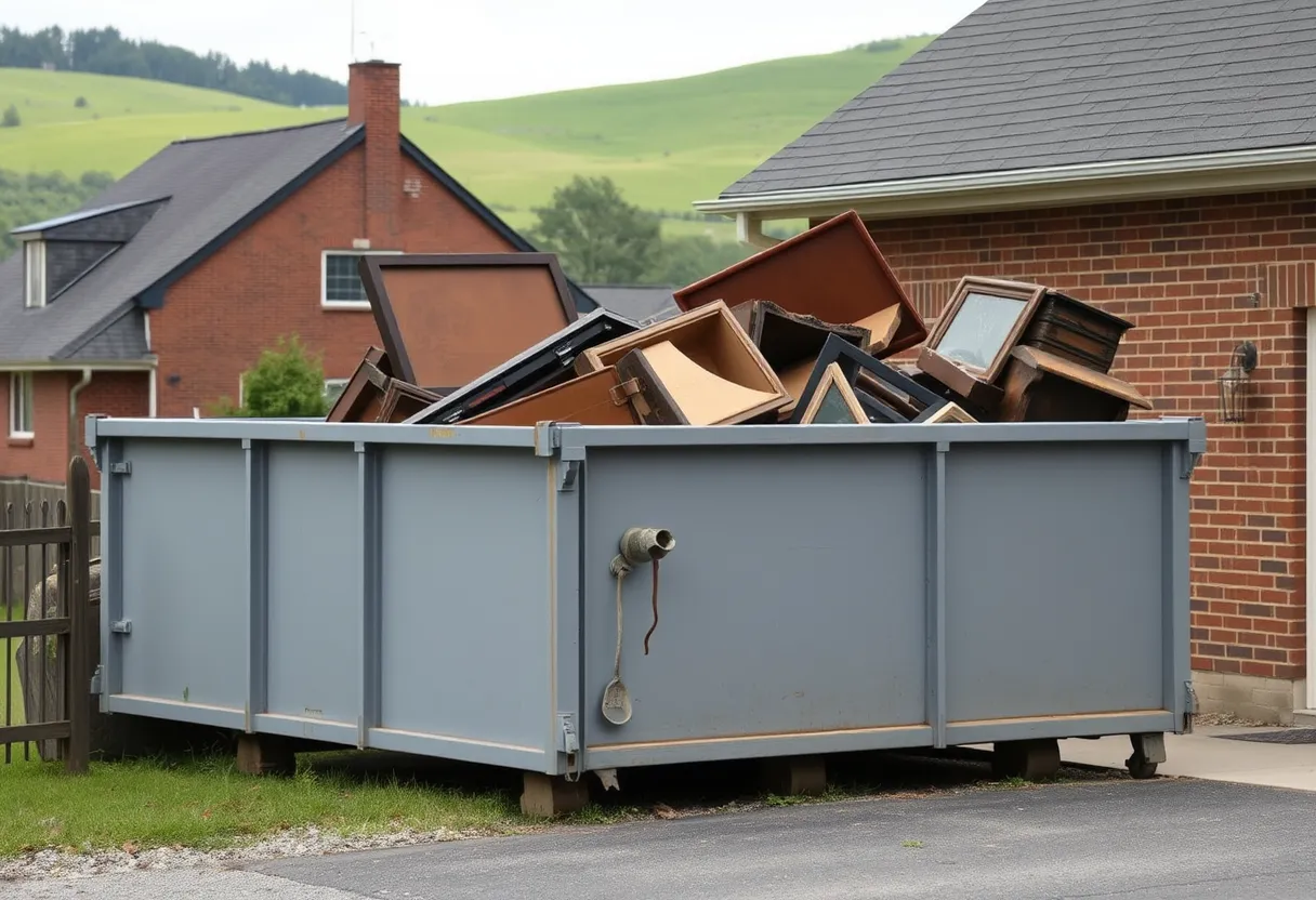 Household Junk & Cleanout Dumpsters in Frederick, MD